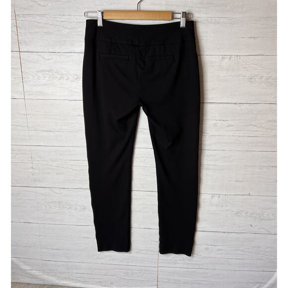 Cabi Pants Womens Size 4 Black Tuxedo Stripe Stretch Knit Ponte Style Pockets - Picture 10 of 15